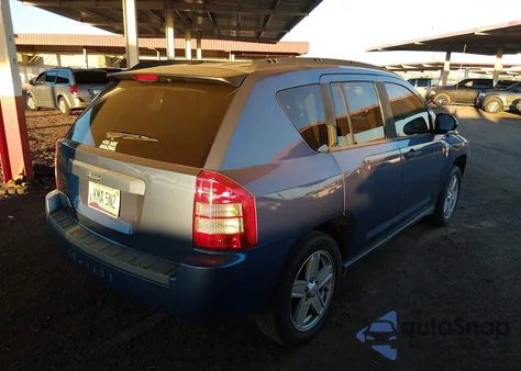 2007 Jeep Compass Sport from USA, damaged, VIN 1J8FF47W17D166212